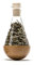 URBANATURE Gewürzglas stehauf - Kräuterflakon, für Tee, Gewürze, Kräuter, EICHENHOLZ, 100ml Volumen