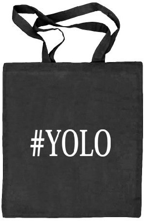 Shirtstreet24, YOLO 2, Stoffbeutel Jute Tasche (ONE SIZE), Größe: onesize,schwarz natur