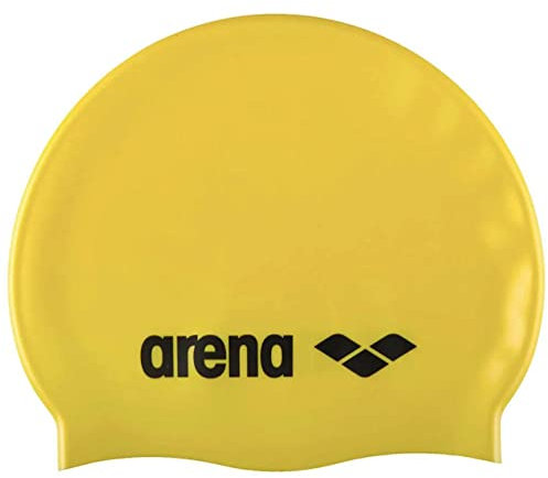 Arena Clásico Silicona Amarillo Gorras De Natación