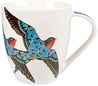 Paradise Birds Queens, Couture Swallow Mug, Ceramic, Multi-Colour, 1 Count (Pack of 1)
