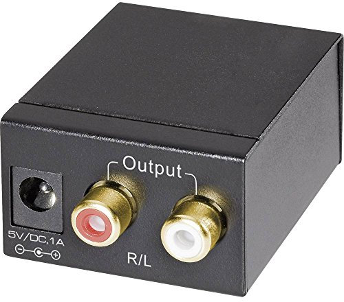 AV Konverter [Toslink, Cinch-Digital - Cinch] SpeaKa Professional SP-DAC-TKC