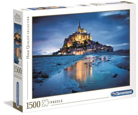 Clementoni 31994.7 - Puzzle Collection, Le Mont Saint-Michel, 1500 Teile