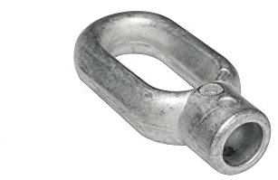 jarolift Markisen-Kurbelöse Markisenöse Ovale Öse Ersatzteil, aus Zinkdruckguss, Bohrung 12 mm