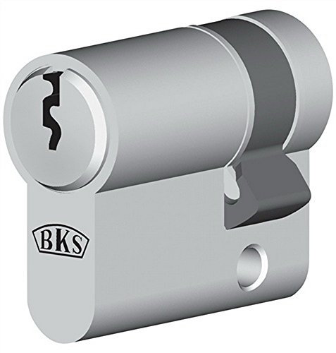 BKS Profil-Halbzylinder 8900 L=27mm,Messing vernick. B 8900 0001