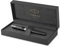 Parker Sonnet Fountain Pen | Black Lacquer with Palladium Trim | Solid 18k Gold Fine Nib | Gift Box