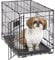 MidWest Homes for Pets iCrate Modell 1522 Hundebox, ca. 58 cm lang, mit Einzeltür, auslaufsicherer Bodenwanne, Bodenschutzfüßen, Trenneinsatz und patentierten Funktionen, schwarz