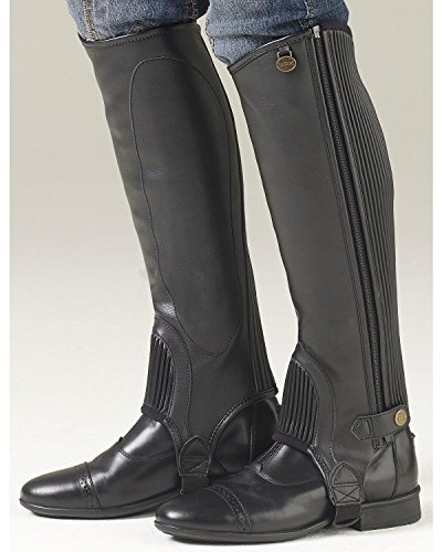 Ovation Ladies EquiStretch II Half Chap SM T Black