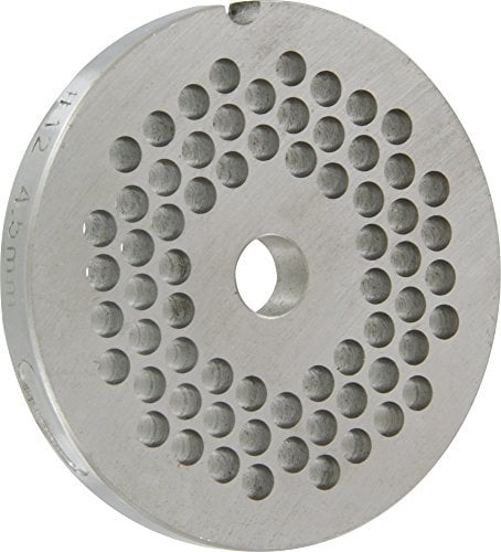 REBER PIASTRA TRAFILA PIASTRA TC. 12 D. 4,5 INOX ACCIAIO INOX 18/18 per tritacarne elettrico n.12 diametro fori:4,5 millimetri