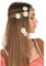 PARTY DISCOUNT Haarband braun, Peace & Blumen