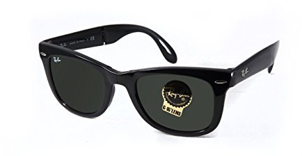 #N/A Ray-Ban Folding Wayfarer RB4105-601-50 - Herren Sonnenbrille - Black