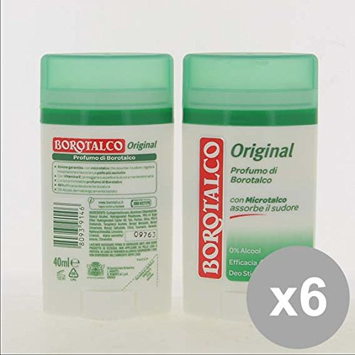 Set 6 BOROTALCO Deodorante Stick 40 Original Deodoranti per il corpo