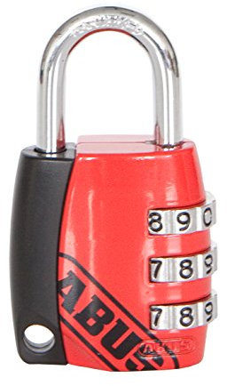 Abus 155/20 B/D Cadenas à combinaison 20 mm Rouge