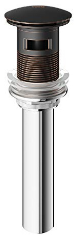 VIGO Bonde de lavabo pop-up avec trop-plein Bronze vieilli