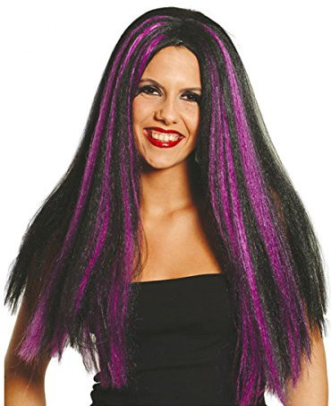Guirca 4552 - Peluca Bruja Mecha Lila