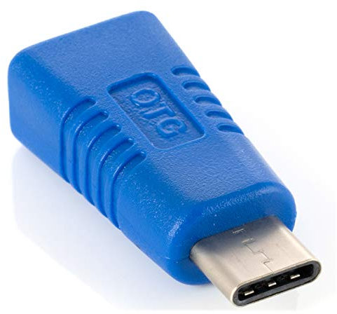 POPPSTAR Adaptateur USB 3.1 Gen 1 mâle Type C à Type B Micro USB 2.0 Femelle, Vitesse de Transfert de jusqu'à 5 Gbit/s, Couleur Bleu