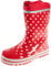 Playshoes Stivali di Gomma Unisex - Bambini e ragazzi, Rosso (Punti Rossi), 24/25 EU