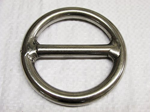 Stainless Steel Round Ring with Centre Bar 8MM x 50MM