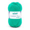 Gründl Cotton Fun Strickgarn/ Häkelgarn (weiches Garn aus 100% Baumwolle , OEKO-TEX zertifiziert, 50 g/115 m, Nadelstärke: 3-4, 1 Knäuel á 50 g), Grasgrün