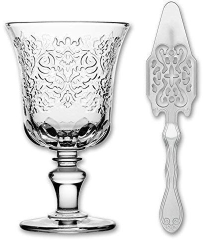 1x La Rochere Absinth Glas Amboise 260 ml + 1x Absinth Löffel Antique