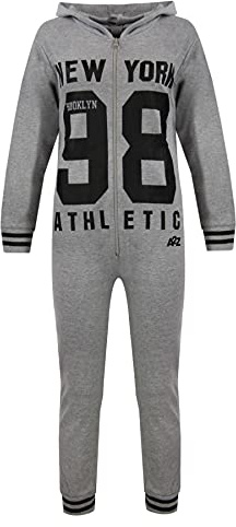 A2Z 4 Kids Girls Boys Cotton Onesie New York - Cotton Onesie N Y Grey 9-10