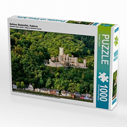 CALVENDO Puzzle Schloss Stolzenfels, Koblenz | 1000 Teile Lege-Größe 64 x 48 cm Foto-Puzzle für glückliche Stunden