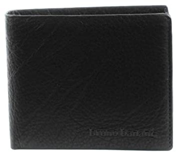 Bruno Banani Portemonnaie / Geldbeutel Herren, AFRICA buff leather Geldbörse, Geldbeutel, Scheintasche quer, echt Leder, schwarz