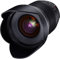 SAMYANG 882112 16/2,0 Objektiv DSLR Nikon F AE manueller Fokus automatischer Blendenring Fotoobjektiv, Weitwinkelobjektiv schwarz