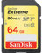 SanDisk Extreme 64GB SDXC Memory Card up to 90MB/s, Class 10, U3, V30