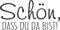 Meyercordt GmbH - Schön dass du da bist! 30 x 15 mm Gummistempel