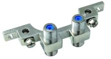 Wisi 70605 NB 02 F Potentialausgleich Block, 2-Fach Silber