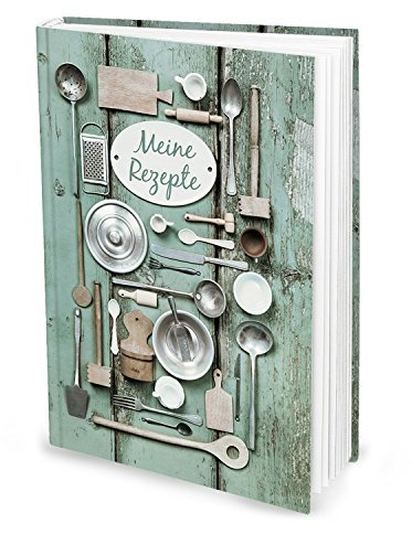 Logbuch-Verlag Großes Rezeptbuch zum Selberschreiben leeres Buch für Rezepte als Geschenkidee Geburtstag Frau DIN A4 Küchen Geschenk