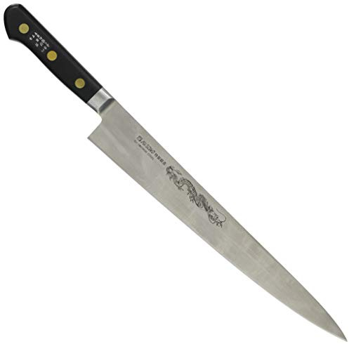 Misono Sweden Steel (Dragon Sculpture case) Slicer No.121M/24cm (Japan Import/The Package and The Manual are Written in Japanese)