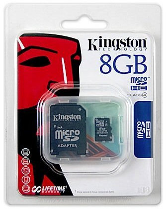 8GB microSD memory card for Samsung Jet GT-S8000 Phone