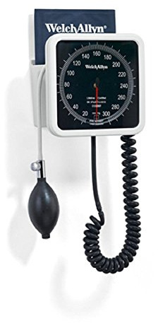 Welch Allyn 7670-01-1 767 Wall Aneroid with Durable FlexiPort Adult Cuff