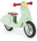 Janod Wooden Kids Scooter Mint - Balance Scooter with Vintage Retro Look - Adjustable Saddle, Inflatable Tires - Colour Mint Green - From 3 Years Old, J03243, 77 x 33,5 x 51 cm