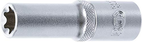 BGS 6446 | Douille pour clé, profil E, longue | 12,5 mm (1/2) | E16