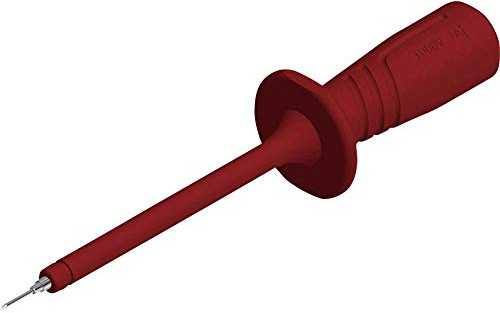 SKS GERMANY Hirschmann 972318101 PRUEF 2610 FT RT Sicherheits-Pruefspitze Steckanschluss 4mm CAT II 1000V Rot 1St
