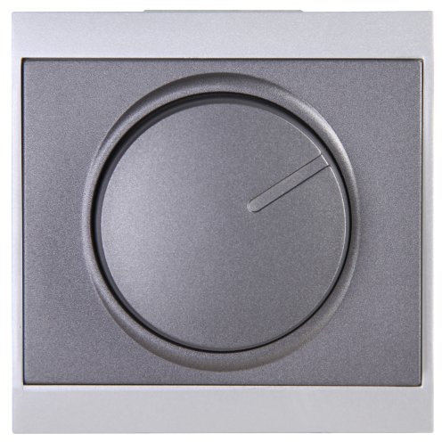 Kopp Abdeckung Druck-Wechsel-Dimmer UP-Serie Malta, anthrazit, 312315188