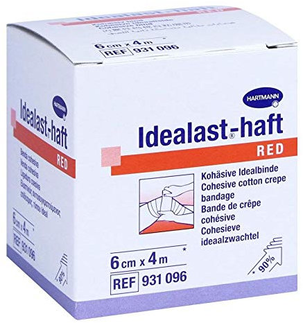 IDEALAST-haft color Binde 6 cmx4 m rot 1 St