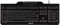 CHERRY KC 1000 SC, Kabelgebundene Security-Tastatur mit integriertem Kartenleser, Belgisches Layout (AZERTY), Plug & Play (USB-A), Flaches Design, Schwarz
