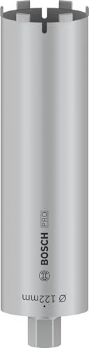 Bosch 1x PRO Multi Material Diamanttrockenbohrkronen für 1 1/4 Zoll UNC und Diamantbohrer (für Kalk- und Sandsteine, Ziegelstein, Ø 122 mm, Professional Zubehör Diamantbohrer)