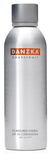 Danzka | Vodka | Grapefruit | Premium - Vodka | 700ml | Aluminiumflasche | Skandinavisches Design | Copenhagen