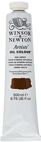 Winsor & Newton Artists' Oil Paint, 200ml Tube, Raw Umber