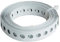 Alberts 334116 Nastro forato, con o senza box di srotolamento, rivestito in plastica bianca, larghezza 12 mm, lunghezza 1,5 m