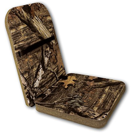 NEP Outdoors Northeast Products Therm-A-Seat Zusammenklappbarer Baumsitz mit Rückenstütze, leichtes tragbares Baumständerkissen, strapazierfähiges Camo für die Jagd im Freien, Mooseiche
