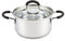 Cook N Home 3 Quart Sauce Pot Casserole Pan Stockpot Saucier, 3 QT, Silver