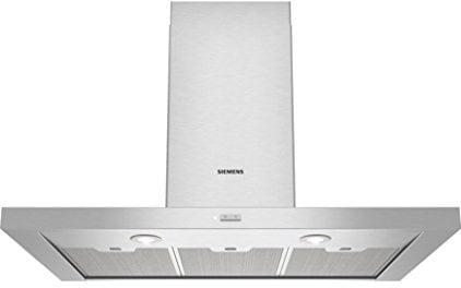 Siemens LC90BA530 Campana extractora - Campana extractora (montaje en pared, conducto, LED, acero inoxidable, aluminio)