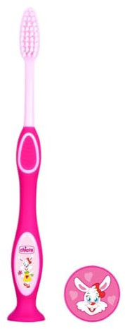 Chicco 00009079100000 Zahnbürste, 3-6Y, rosa