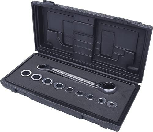 KS Tools 503.4645 GEARplus Doppel-Ratschenringschlüssel-Satz umschaltbar 10-tlg.