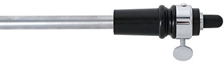 GEWA 414651 Kontrabassstachel Kombi, Stachel für Kontrabass, Metallrohrstab Ø 16 mm, Länge 47 cm, Ebenholzbirne
